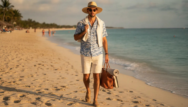 Créer la parfaite beach wear outfit for men cet été