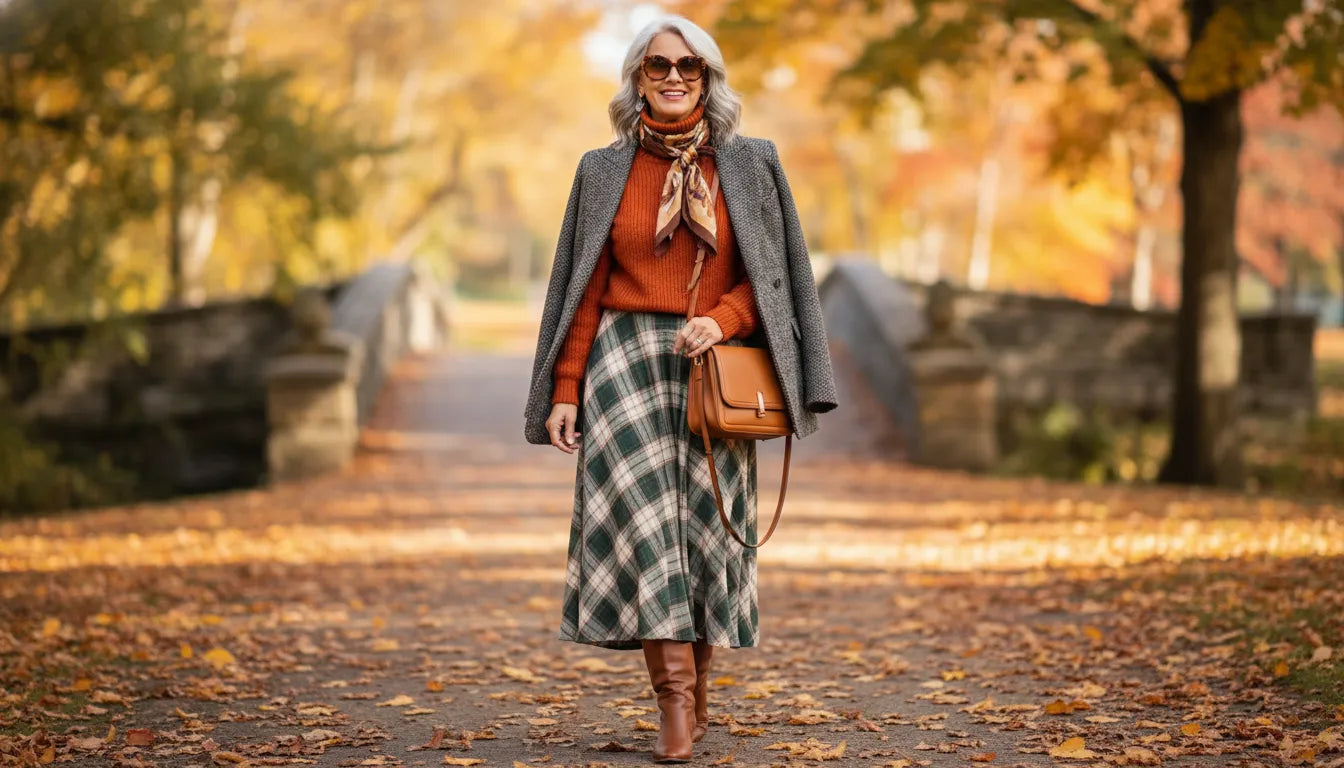 Idées de tenues d'automne pour femme de plus de 50 ans