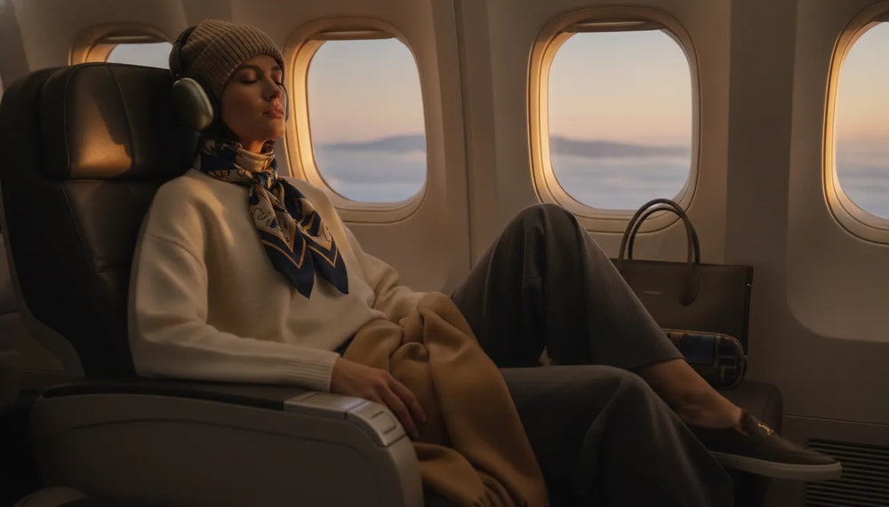 Les meilleures tenues de voyage femme pour les vols long-courriers