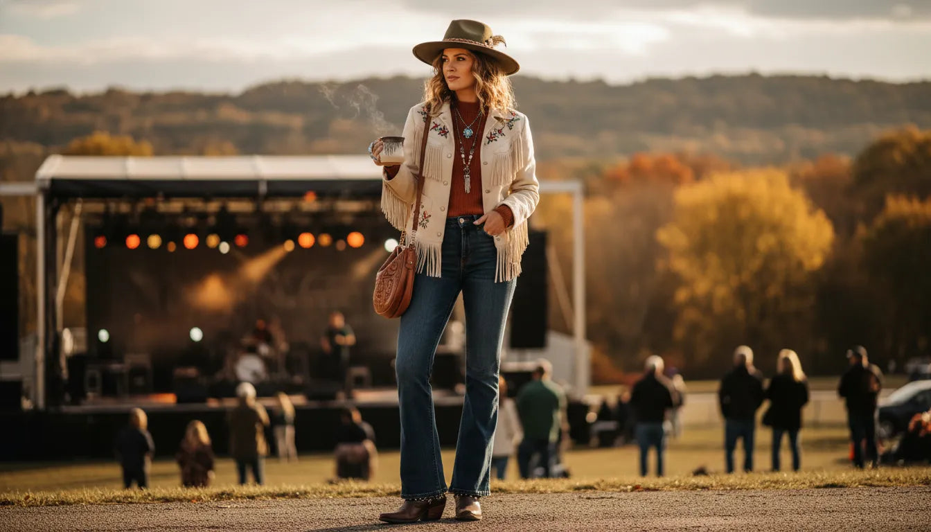 Look concert country femme automne : le guide style 2026