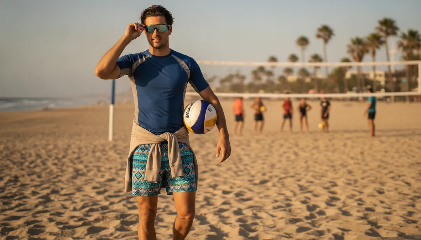 Tenue de beach-volley pour homme : allier style et performance sur le sable