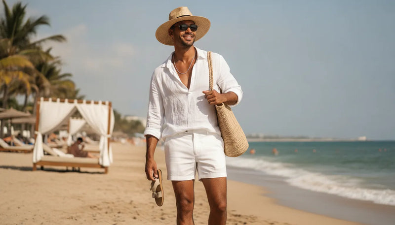 Tenue de plage blanche pour homme : le guide du style solaire