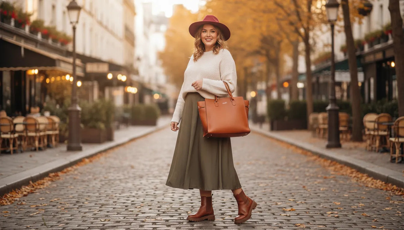 Tenues d'automne décontractées pour femmes grandes tailles : le style sans compromis