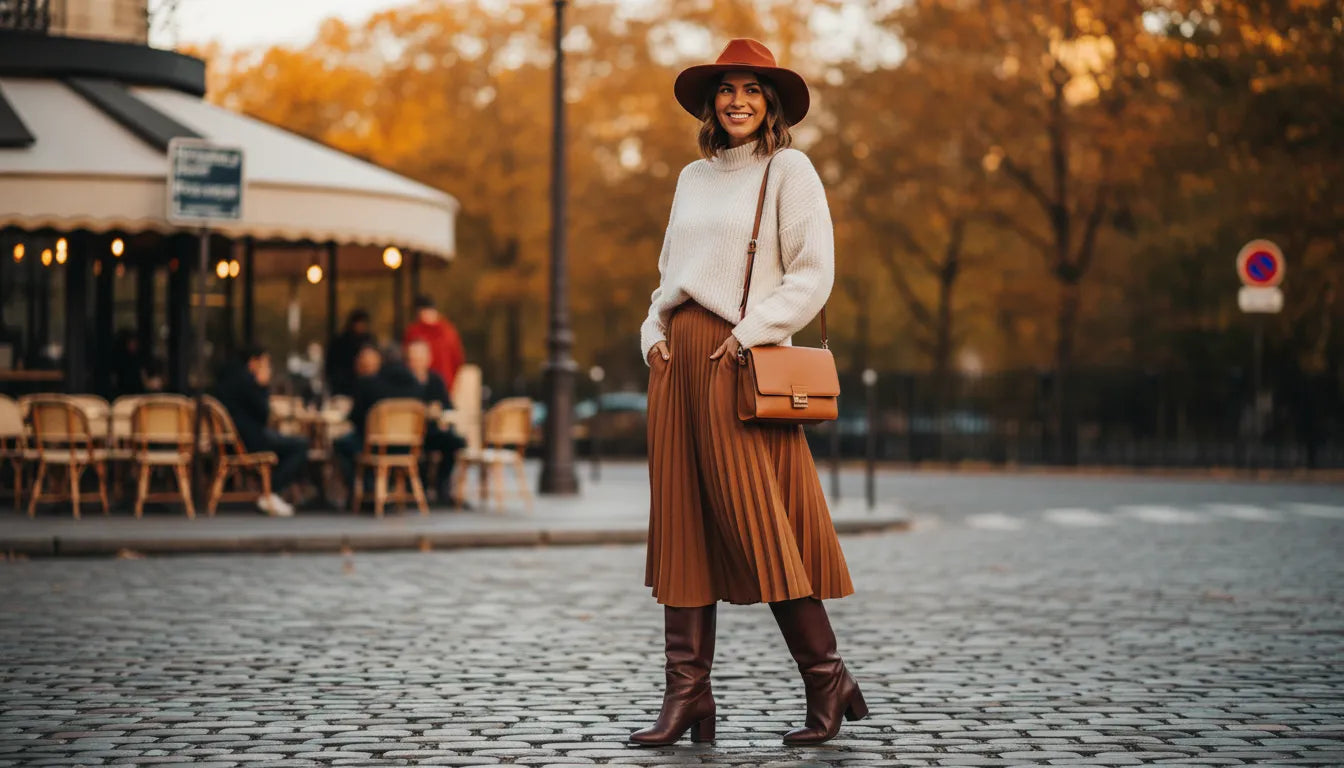 Tenues d'automne femme avec bottes : nos inspirations de saison