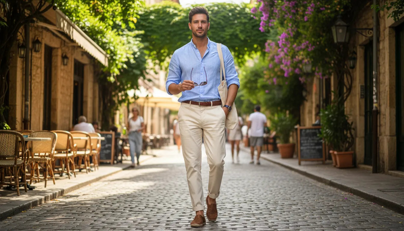Tenues de travail décontractées pour homme cet été