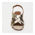 White Sun - Deepanjali Heeled Sandals - Gold