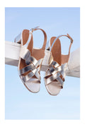White Sun - Deepanjali Heeled Sandals - Gold