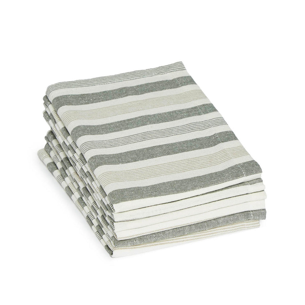 Set of 6 Napkins - Arthur - Green