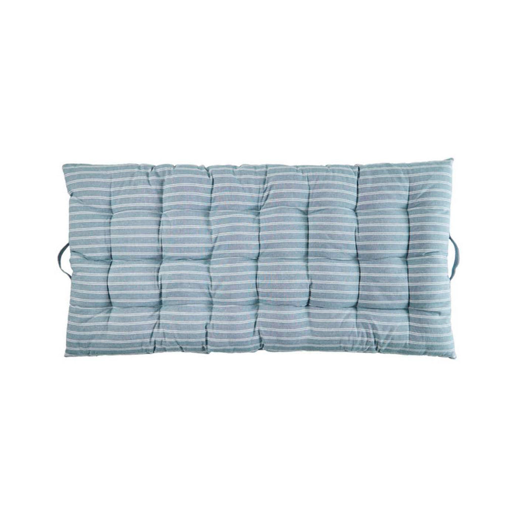 Matelas De Sol Coton - Rayé Bleu