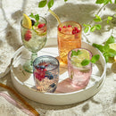Lot De 4 Gobelets Hauts - Oasis Ambre