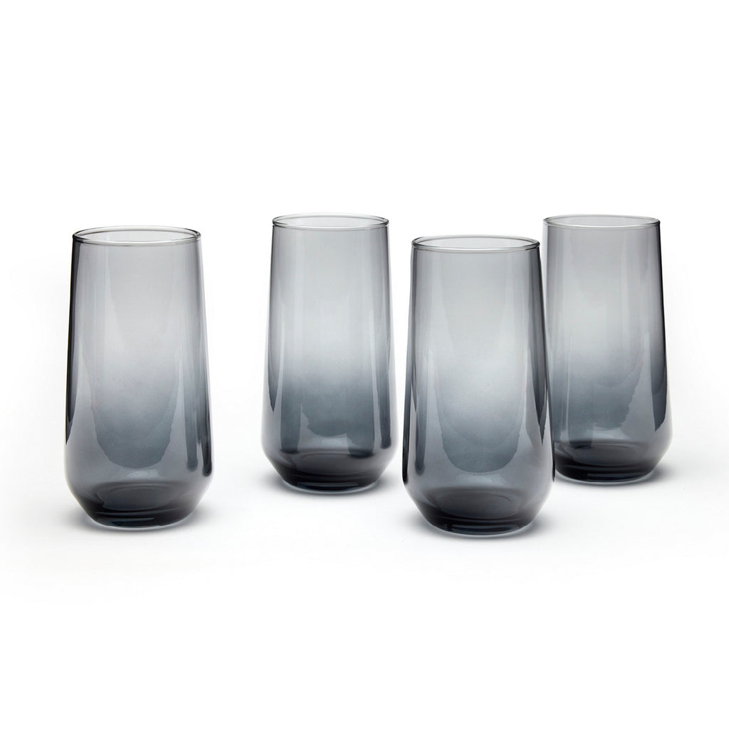 Lot De 4 Gobelets Hauts - Gris Foncé