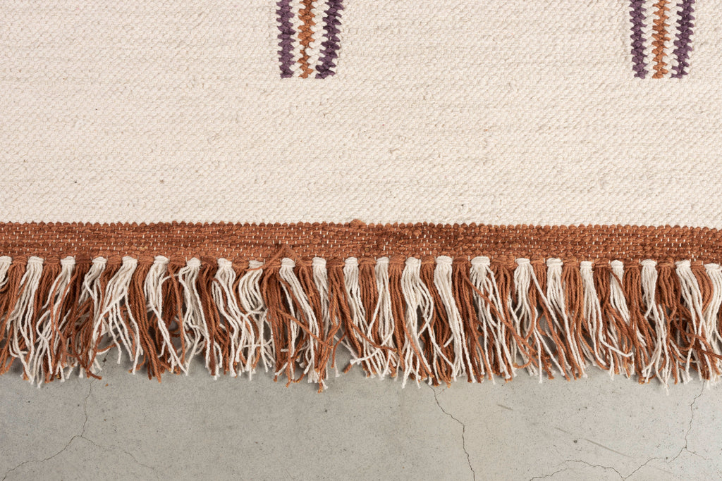 Gambit - Rug - Cotton - Beige/Terracotta