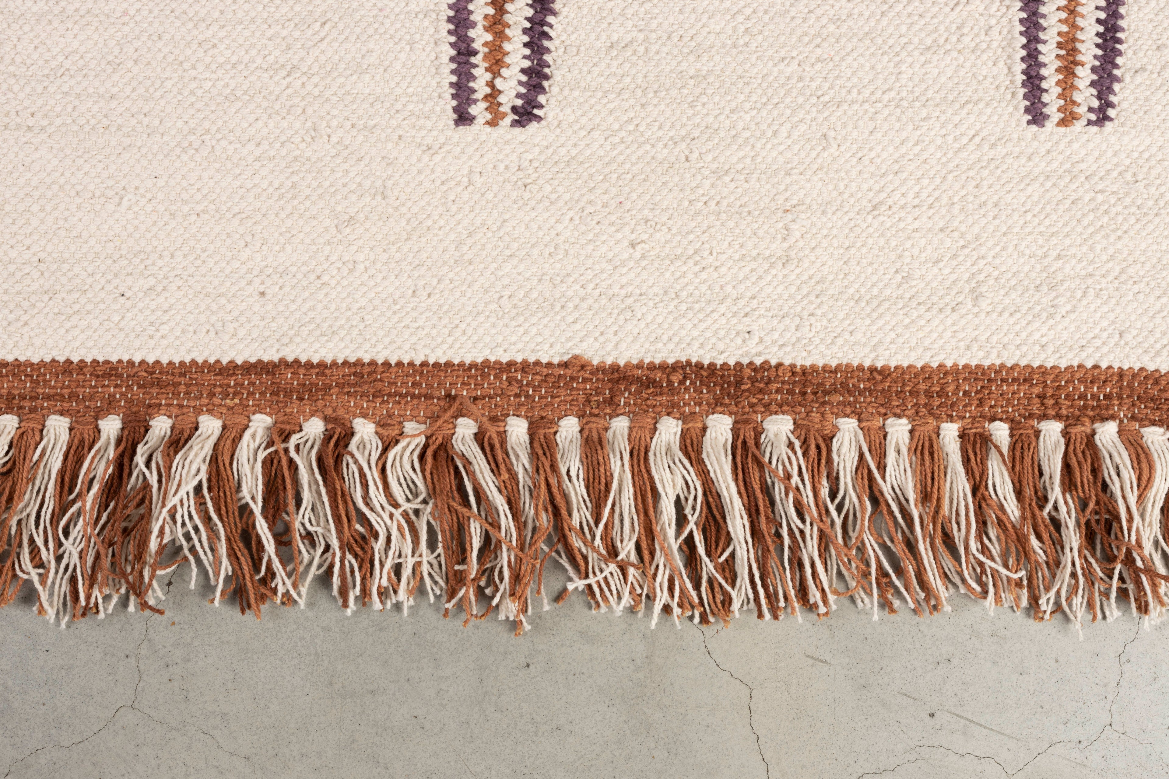 Gambit - Rug - Cotton - Beige/Terracotta