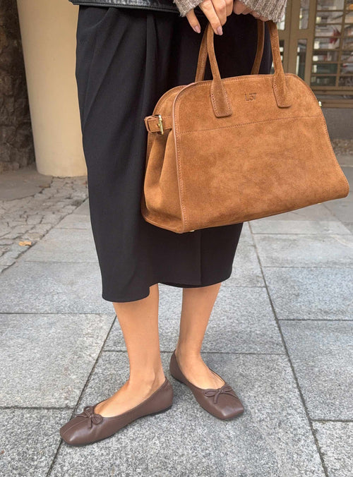 Golden Hours We Had Ballet Flats - Marrón oscuro