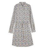 Robe Lib Poppy - Bleu Fonce Imprime - Femme