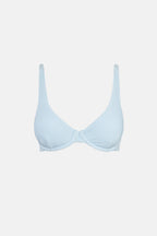 Rhythm - Isla Rib Bikini Top - Cool Blue - Women