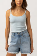 Rhythm - Top En Maille Yumi - Oatmeal - Mujer