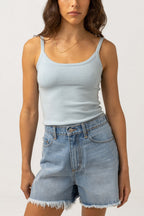 Rhythm - Top En Maille Yumi - Oatmeal - Mujer