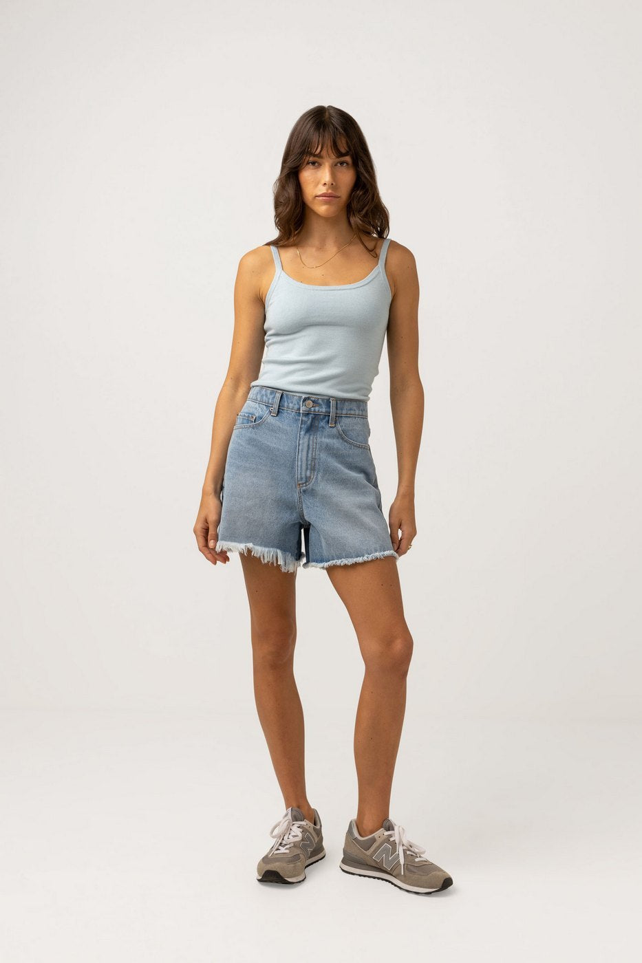 Rhythm - Top En Maille Yumi - Oatmeal - Mujer