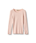 T-Shirt Côtelé Manches Longues Reese - Dim Rose