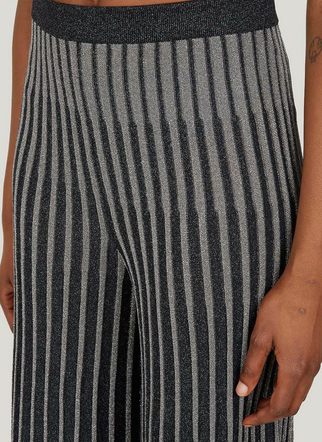 Everyday Evening Pleats Knit Trousers - Multicolour - Women
