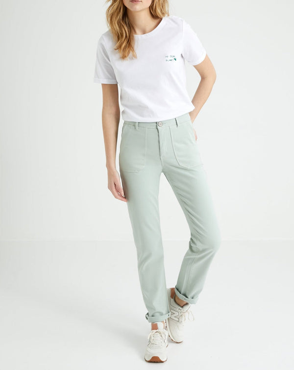 Pantalon Cargo Coto - Vert Clair Grise - Femme