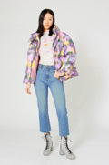 Doudoune Natacha Birds - Floral Pastel