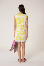 Robe Frangée Bain De Mer - Jaune