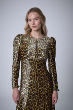 Long Dress Velvet Panther
