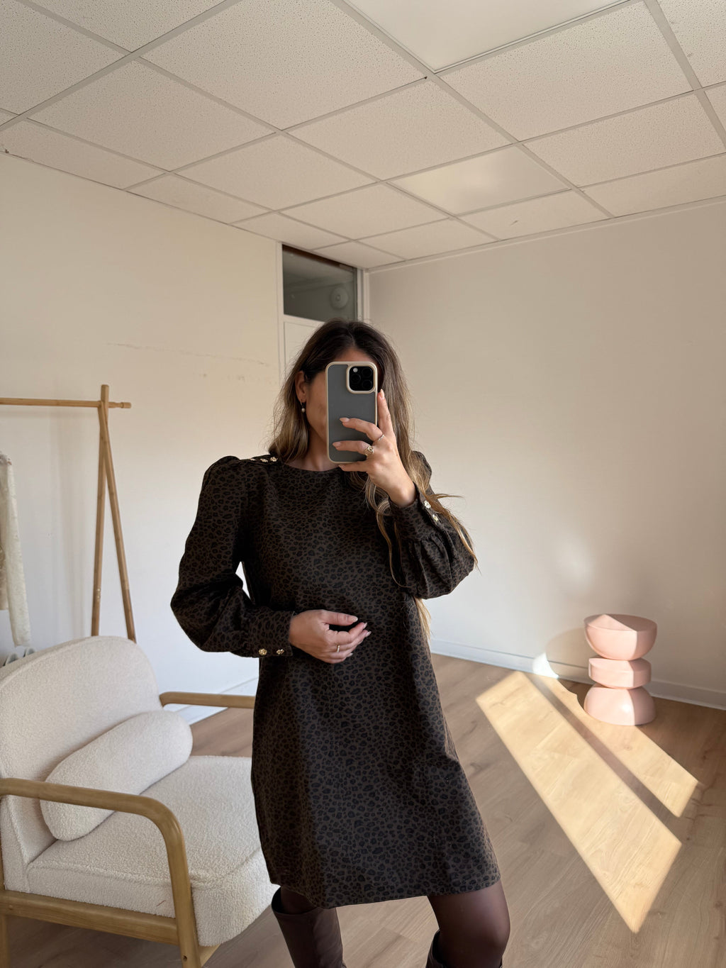 VESTIDO VICTORIA LEOPARDO