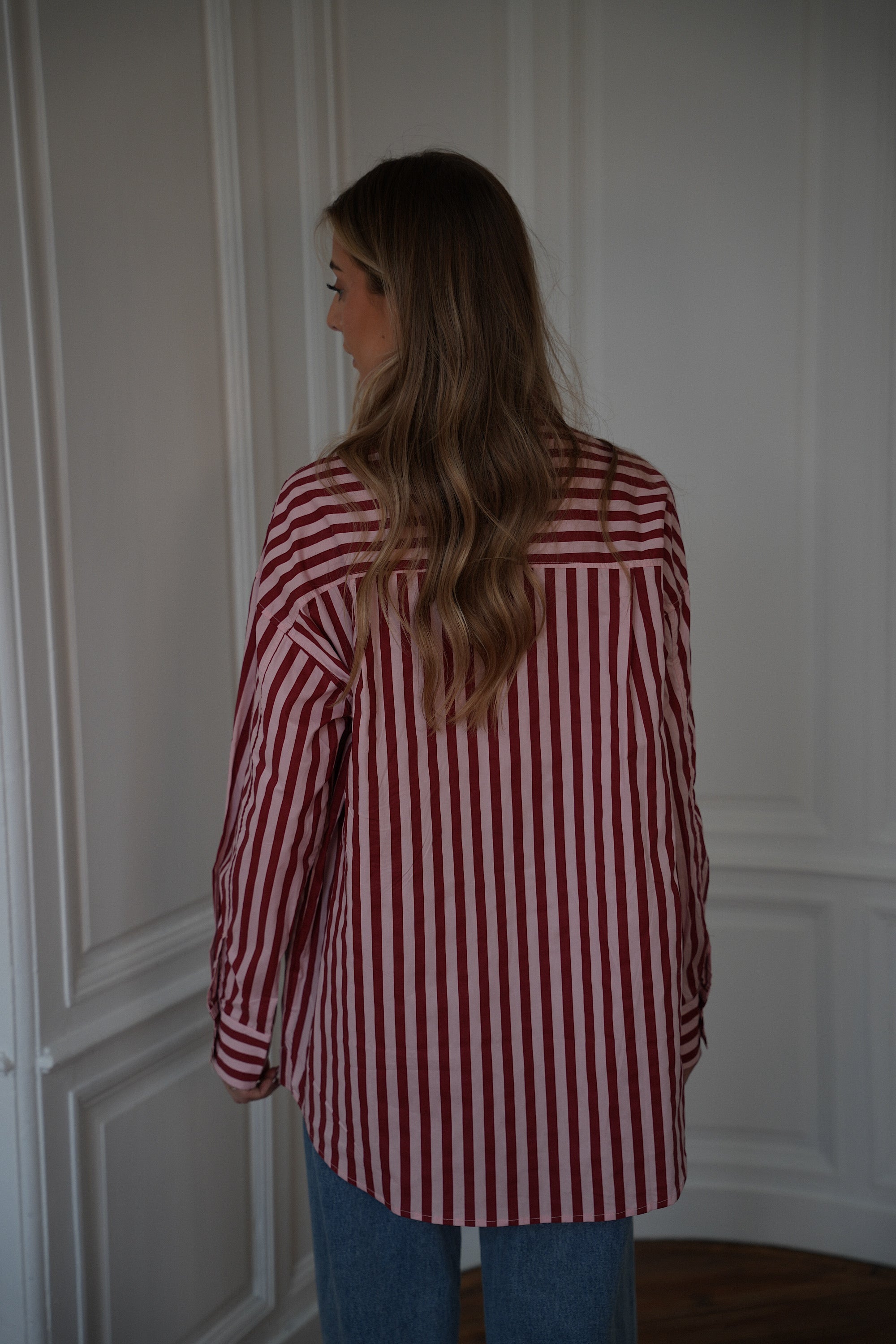 Chemise Cravate Bertille - Rose
