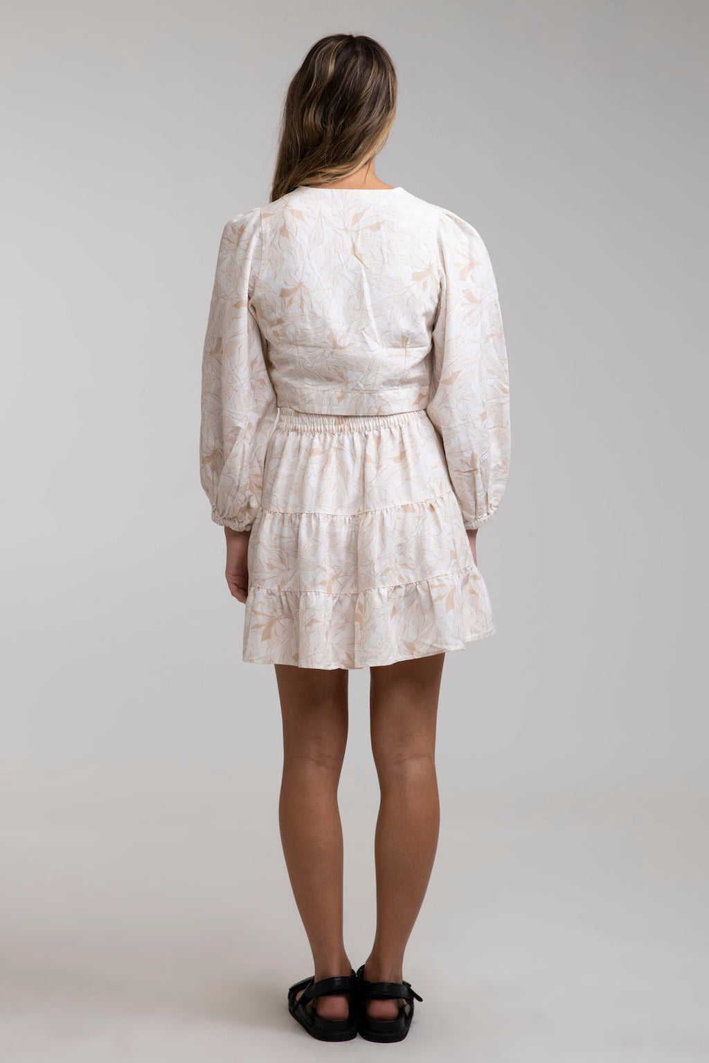 Rhythm - Banksia Tiered Mini Skirt - White - Women