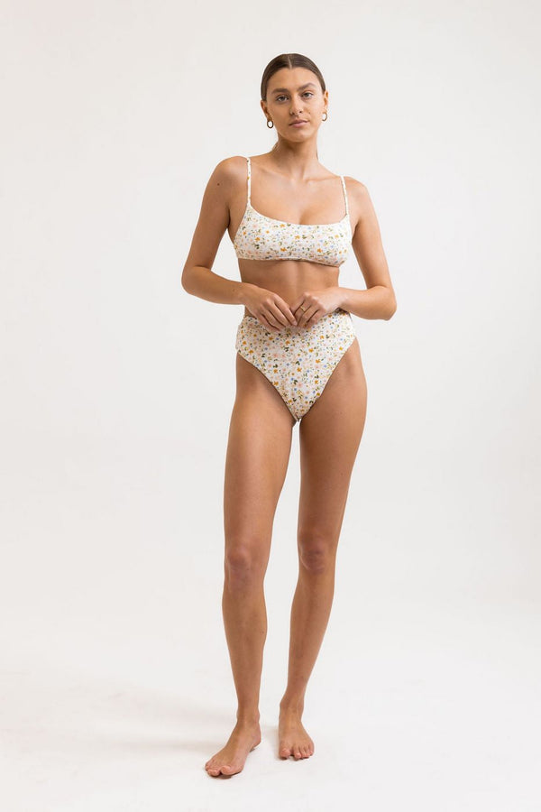 Rhythm - Bas De Maillot Lavinia Deep V Hi Cut - Peach - Femme