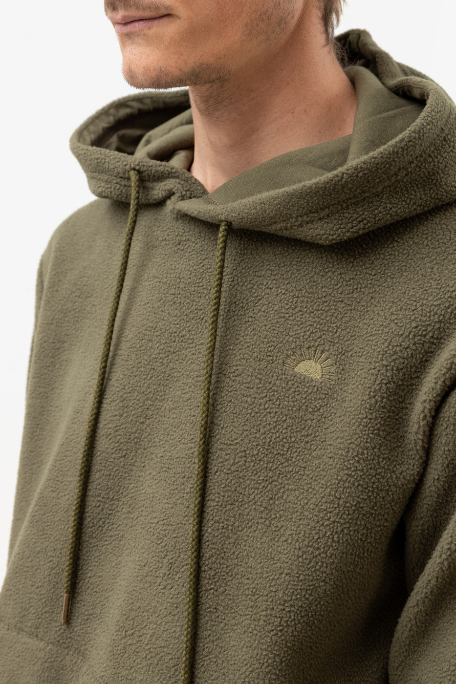 Reverse Fleece Sweatshirt - Olive - Men