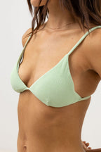 Rhythm - Isla Rib Bralette Top Swimsuit - Aloe - Women