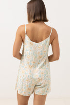 Rhythm - Paloma Floral Jumpsuit - Aqua Haze - Women
