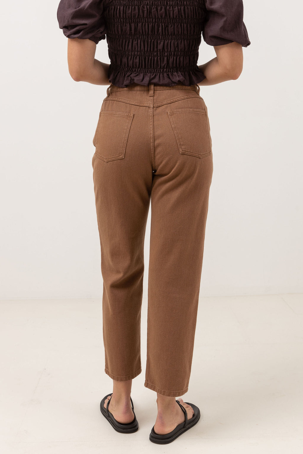 Rhythm - Brentwood Straight Leg Trousers - Toast - Women