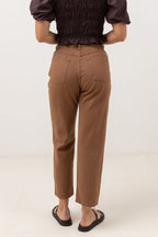 Rhythm - Brentwood Straight Leg Trousers - Toast - Women
