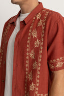 Sun Ss Shirt - Rust - Homme