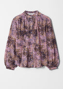 Blouse Pa Tulip Printed Blouse - Blue - Women