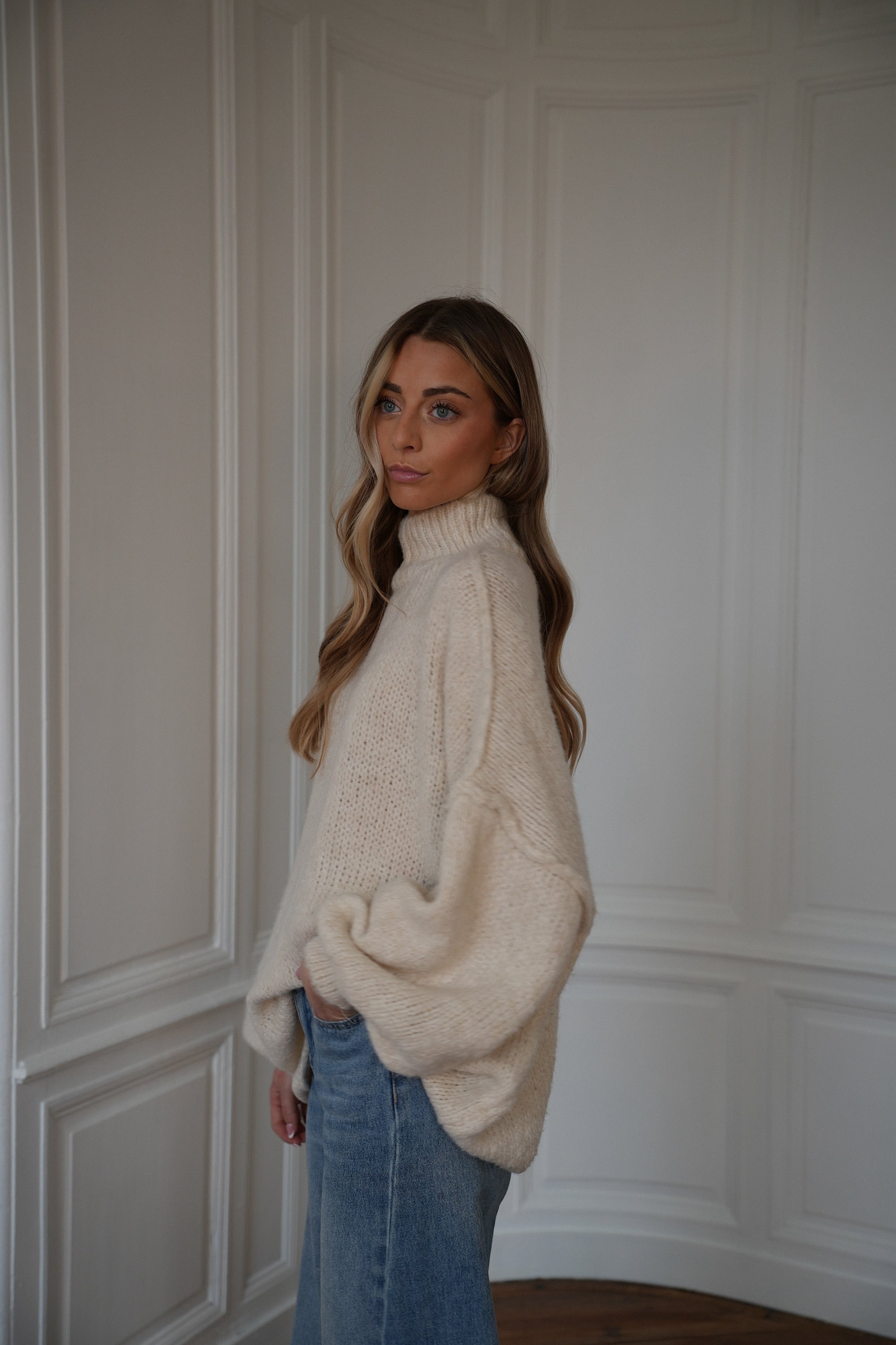 Pull Ample Liliane - Crème