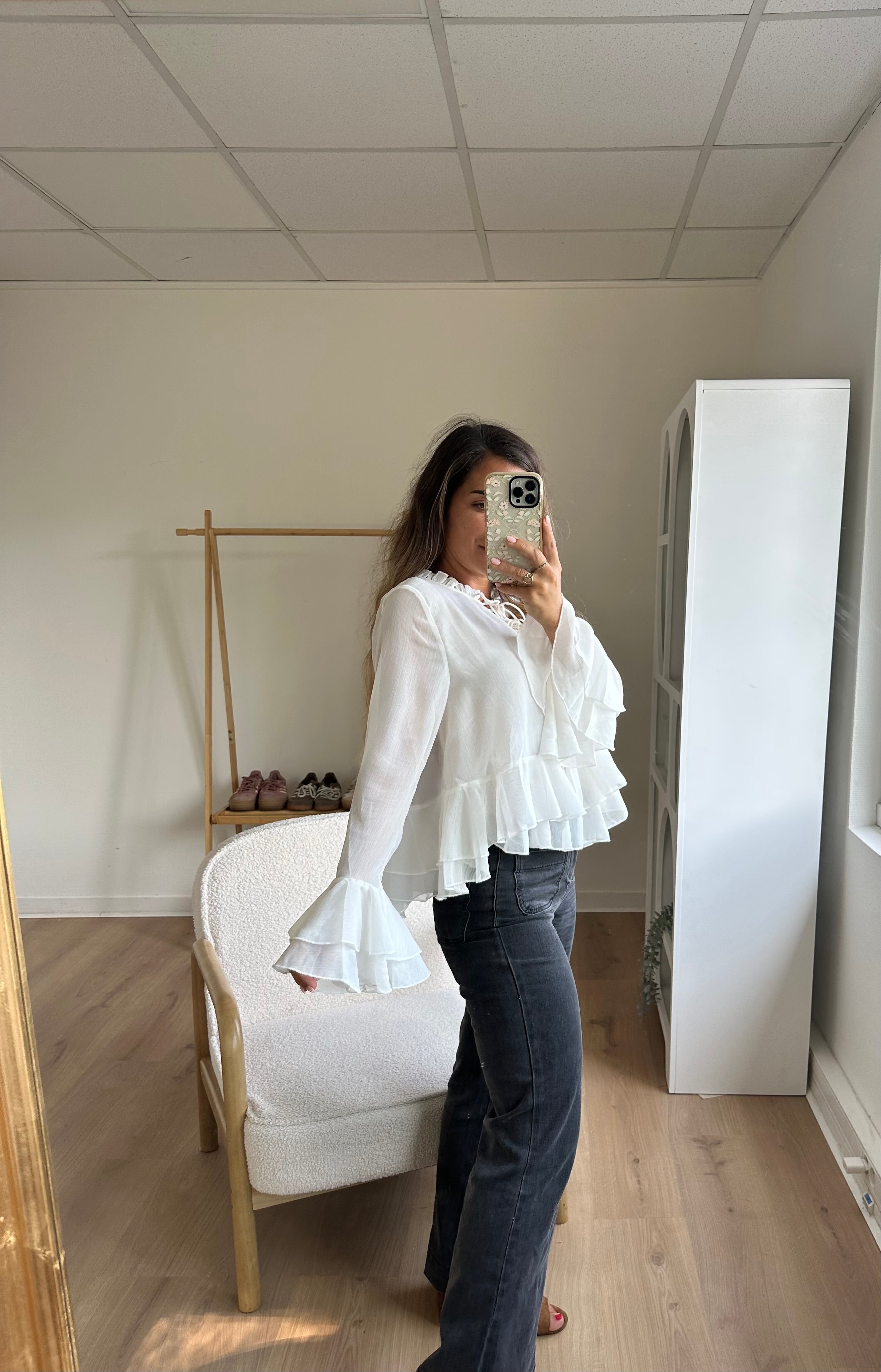 Blusa Aria cruda