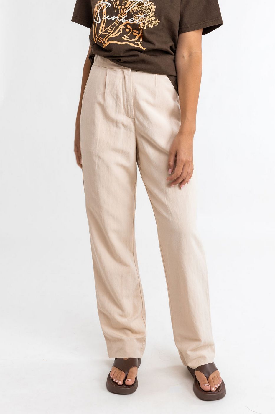 Rhythm - Pantalón Retreat - Crema - Mujer