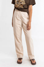 Rhythm - Pantalón Retreat - Crema - Mujer