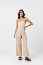 Rhythm - Combinaison Nazare Paisley Wide Leg - Clay - Femme