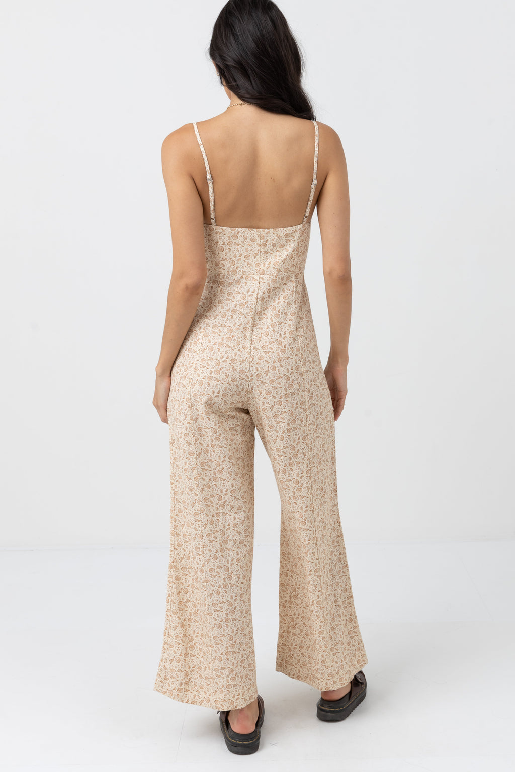 Rhythm - Combinaison Nazare Paisley Wide Leg - Clay - Femme