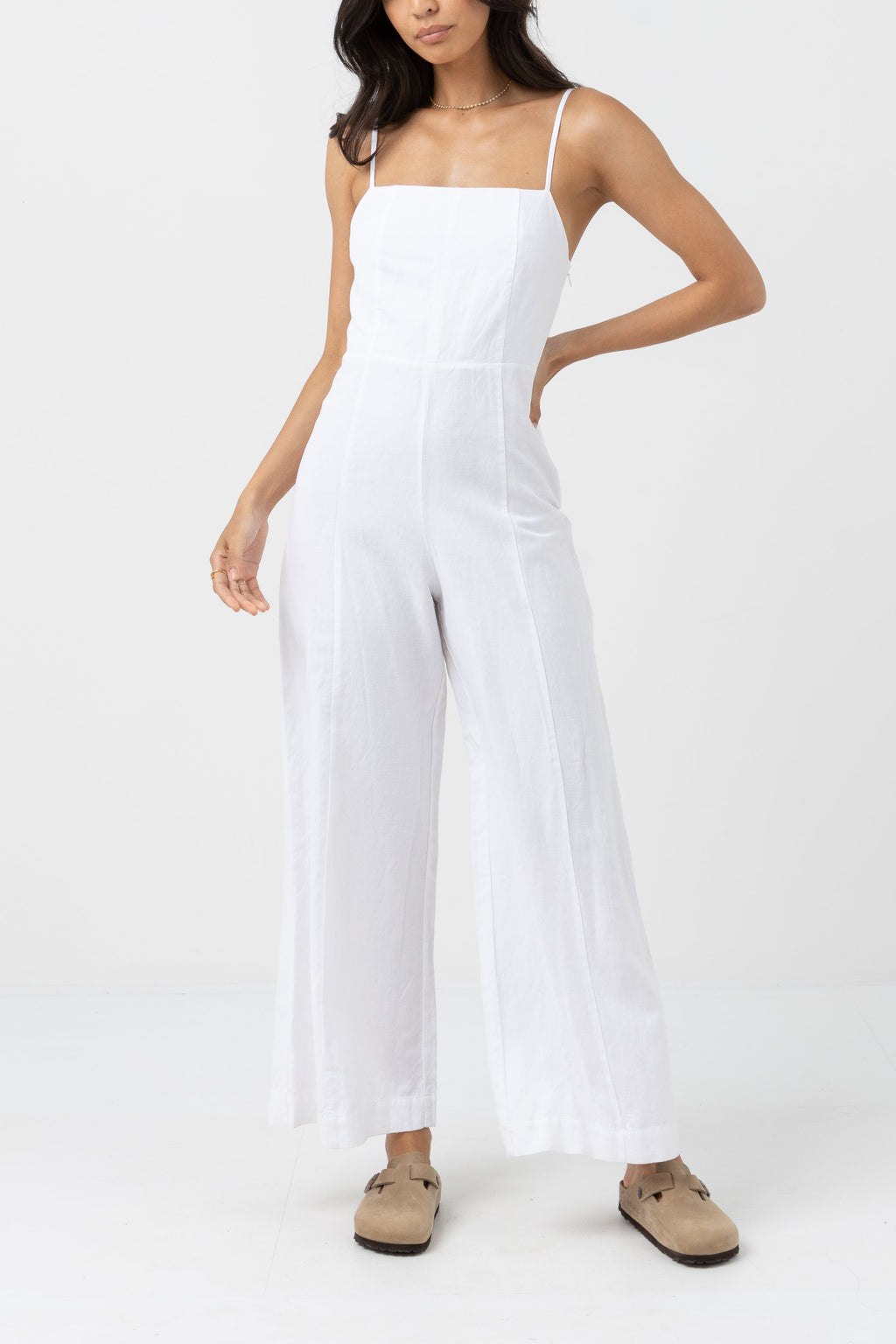 Rhythm - Combinaison Andres Wide Leg - White - Femme