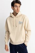 Sweat Natural Harmony Fleece Hood - Sand - Homme