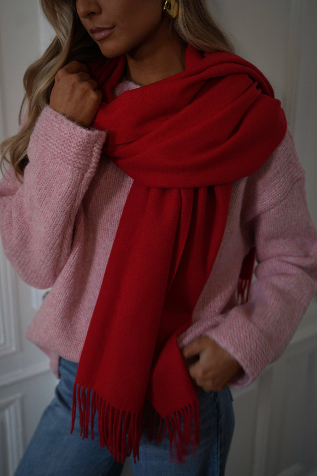 Bufanda Suave Capucine - Rojo