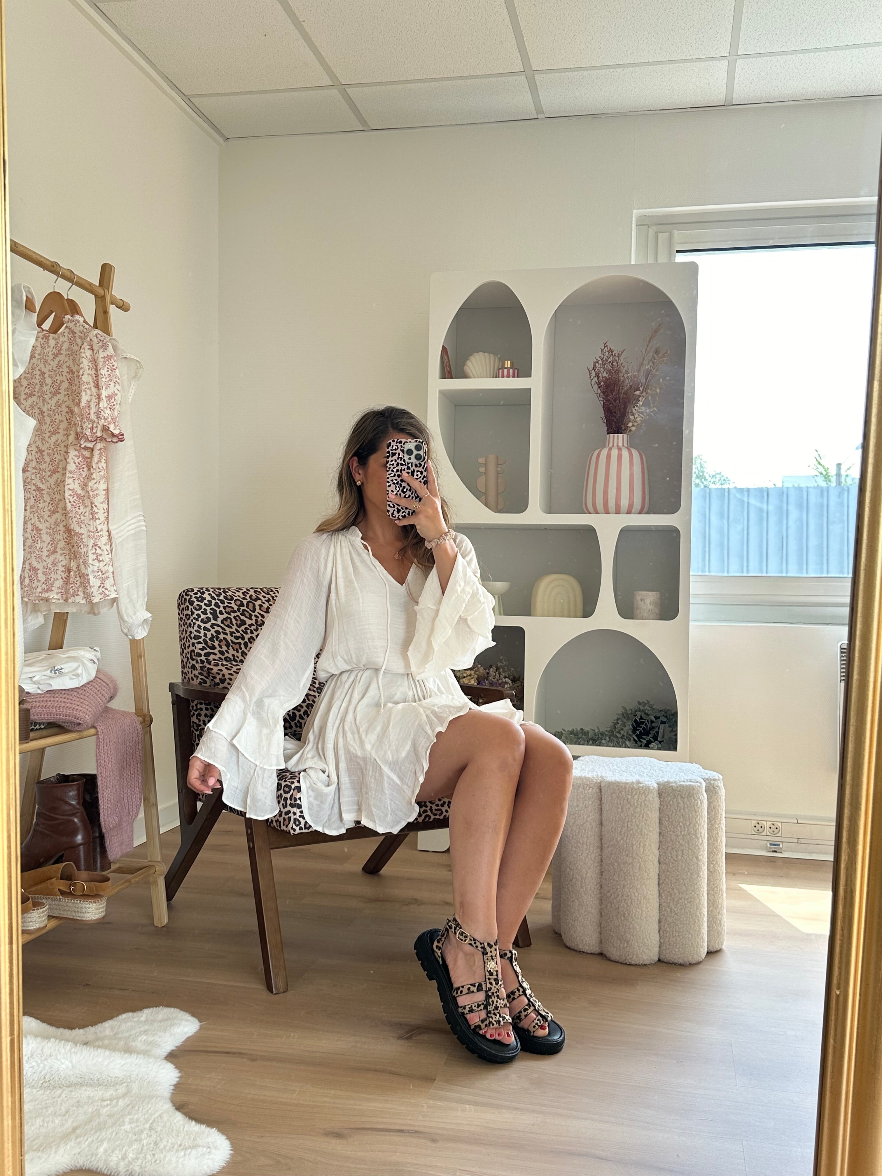 Amalia Leopard Sandals